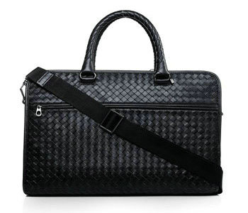 Bottega Veneta intrecciato briefcase 16023 black